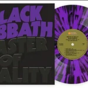 Black Sabbath Master Of Reality LP ~ Exclusive 180g Colored Vinyl + Poster ~New!